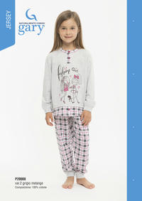 GIRL'S PAJAMA M/L P30008 Tellini S.r.l. Wholesale Clothing